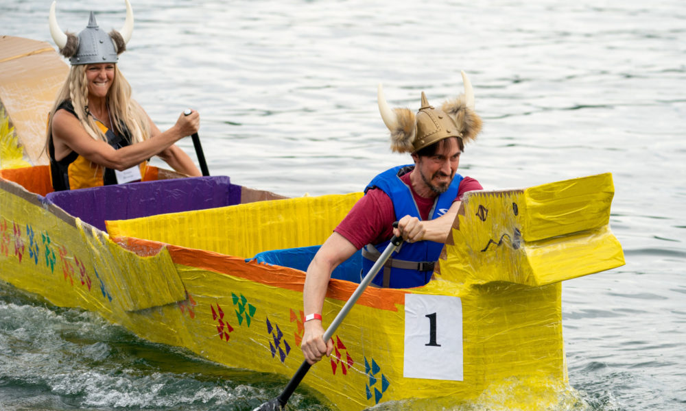 Cardboard Boat Race, F&CS, Family and Childrens Service