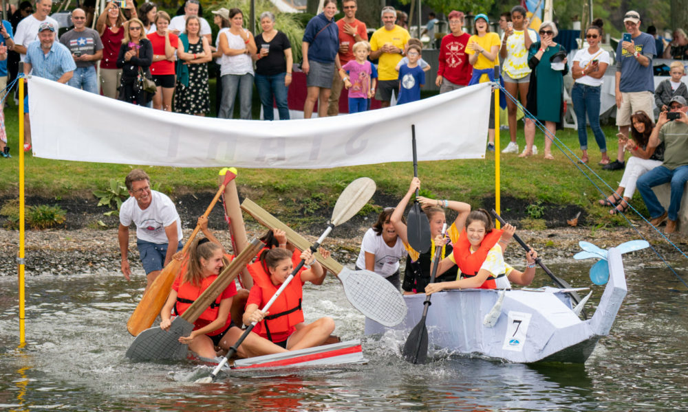 Cardboard Boat Race, F&CS, Family and Childrens Service