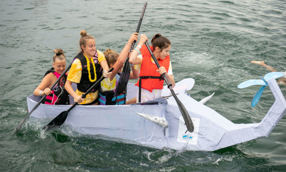 Cardboard Boat Race, F&CS, Family and Childrens Service