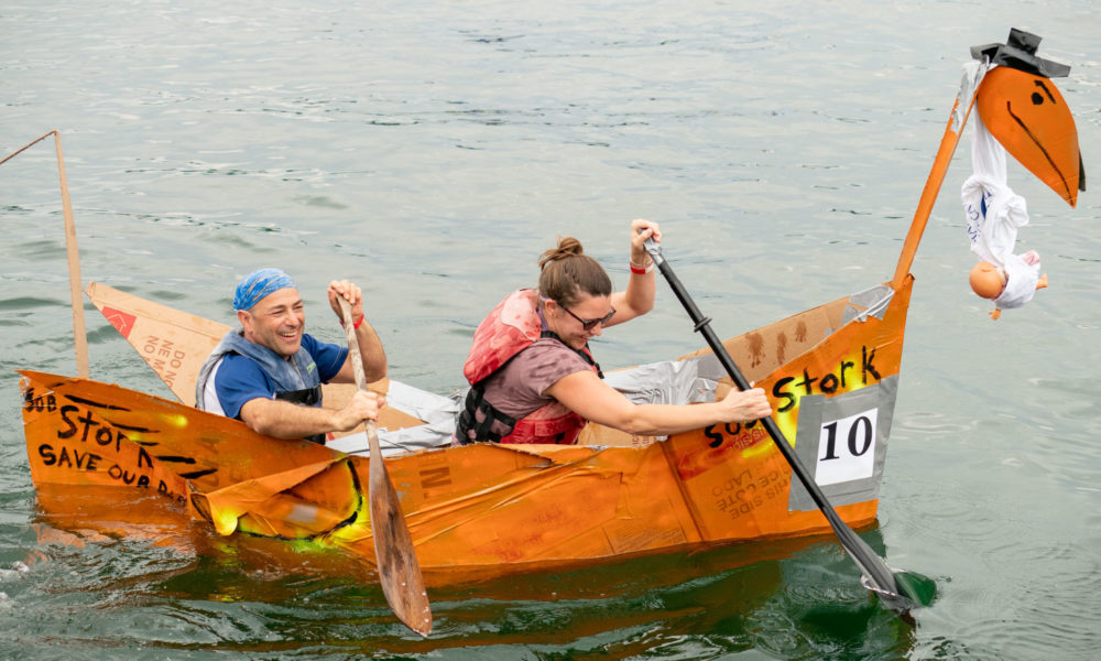 Cardboard Boat Race, F&CS, Family and Childrens Service