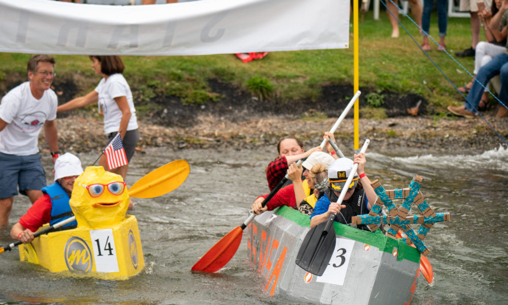 Cardboard Boat Race, F&CS, Family and Childrens Service